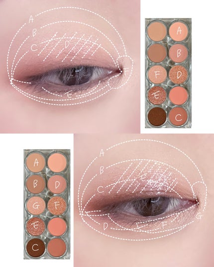 ライトオンアイズシャドウパレット/ルミル/アイシャドウパレットを使ったクチコミ(10枚目)