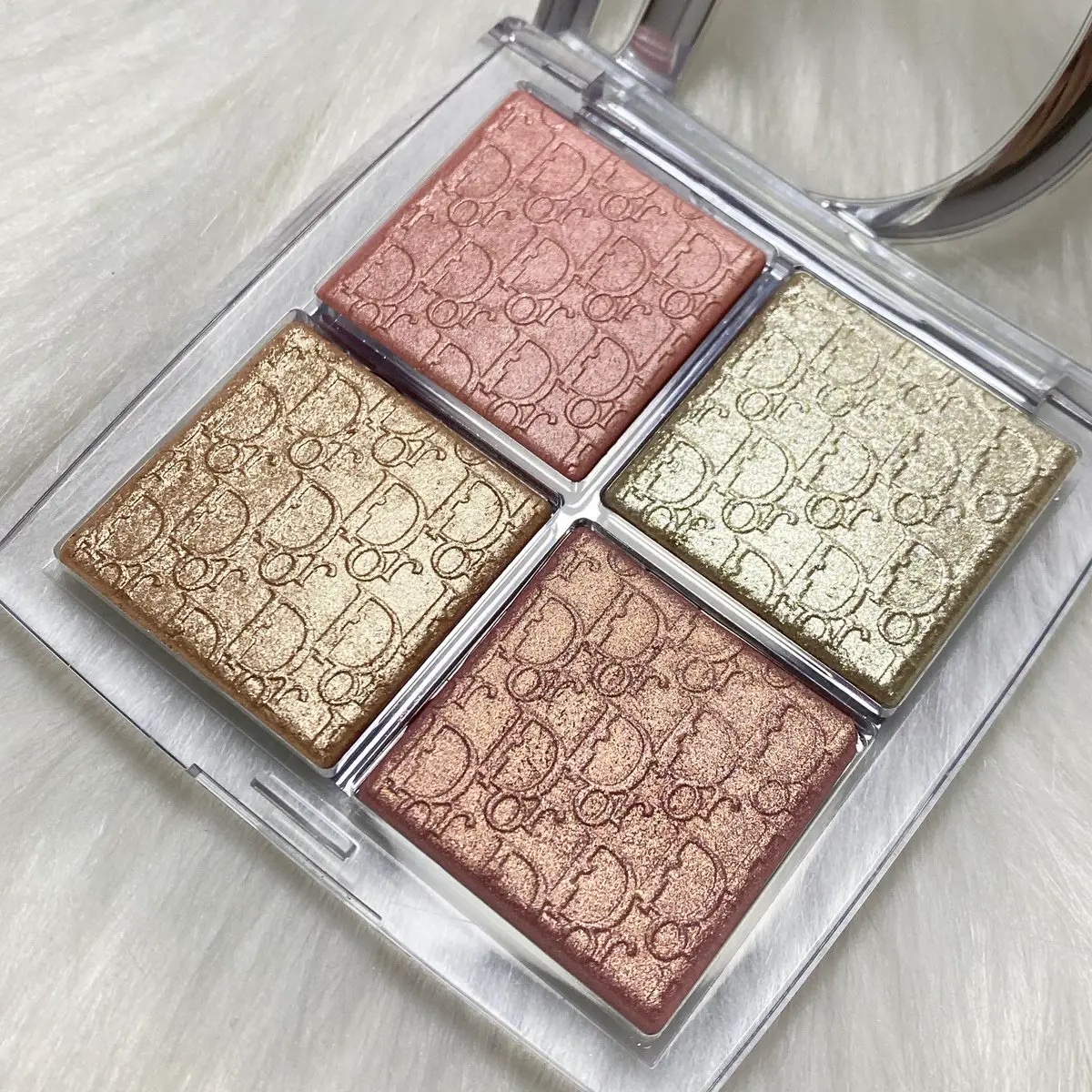 バックステージ グロウ マキシマイザー パレット 003 パーリー ピーチ グロウ/Dior/ハイライトを使ったクチコミ（2枚目）