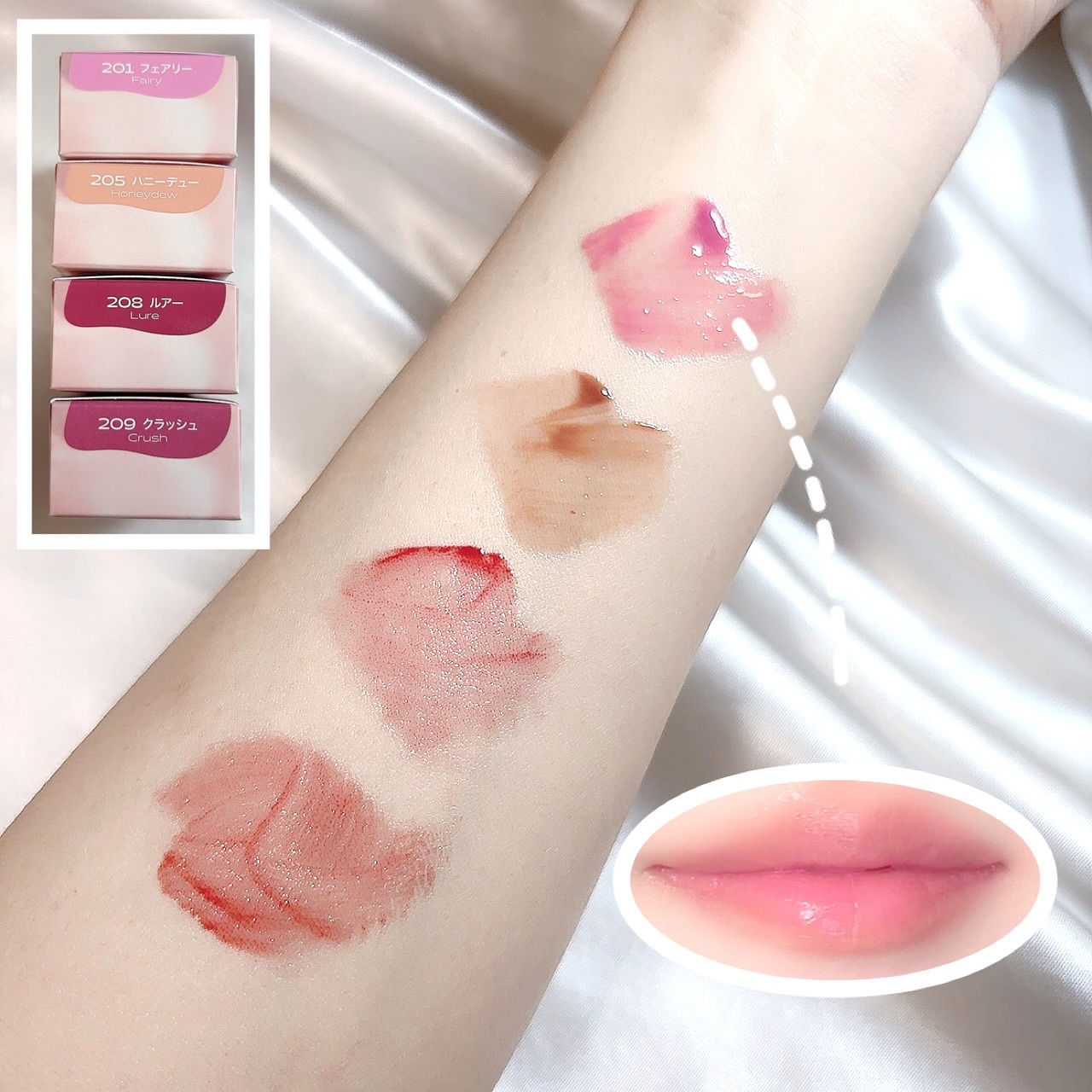 デュー ドロップ ティント/Coralhaze/リップティントを使ったクチコミ（2枚目）