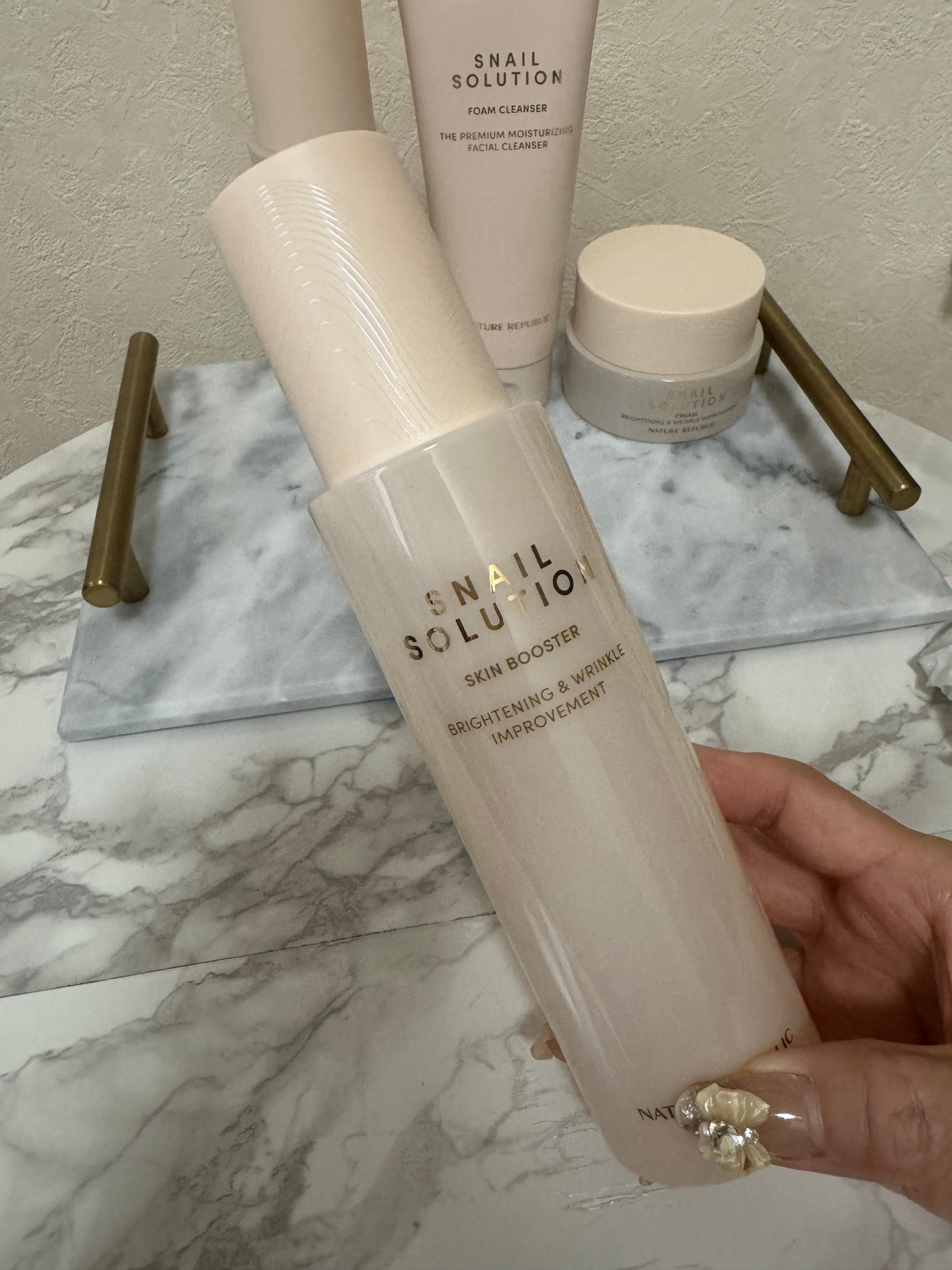 スネイルソリューションクリーム/ネイチャーリパブリック/フェイスクリームを使ったクチコミ(3枚目)