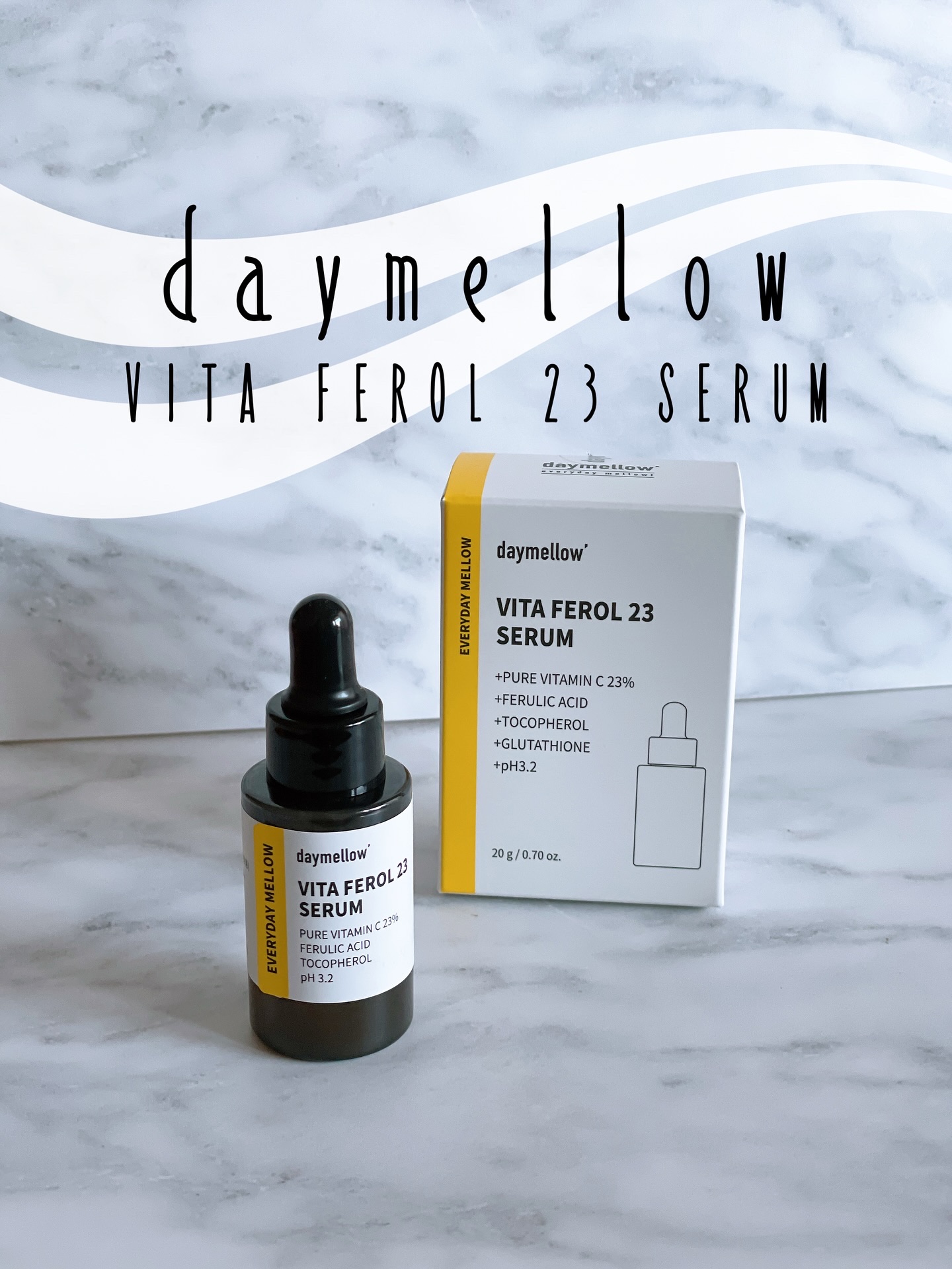 デイメロウ ビタフェロール23 セラム/daymellow’/美容液を使ったクチコミ（1枚目）