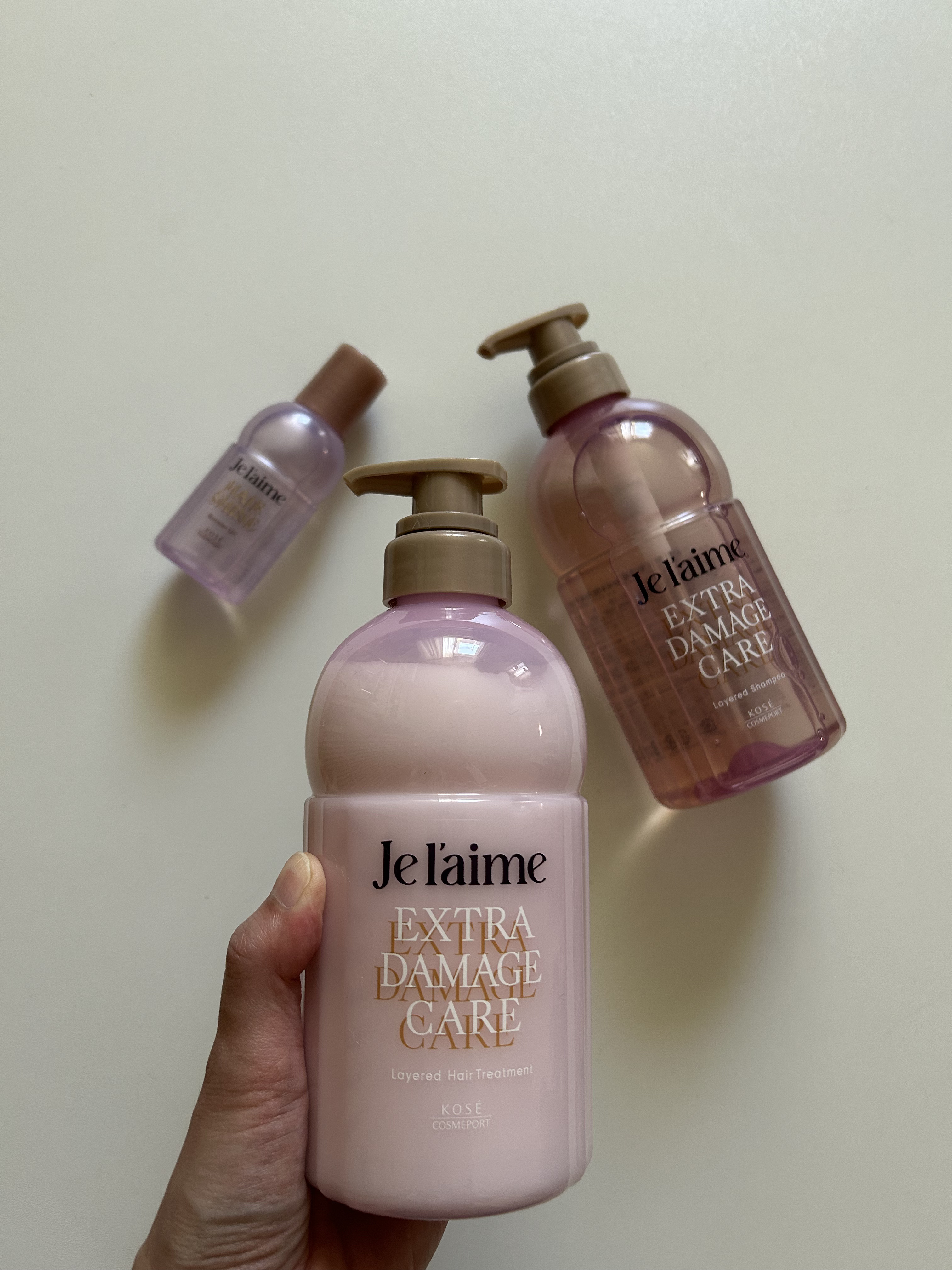 ジュレーム レイヤード シャンプー/ヘアトリートメント （エクストラダメージケア）/Je l'aime/市販シャンプーを使ったクチコミ（1枚目）