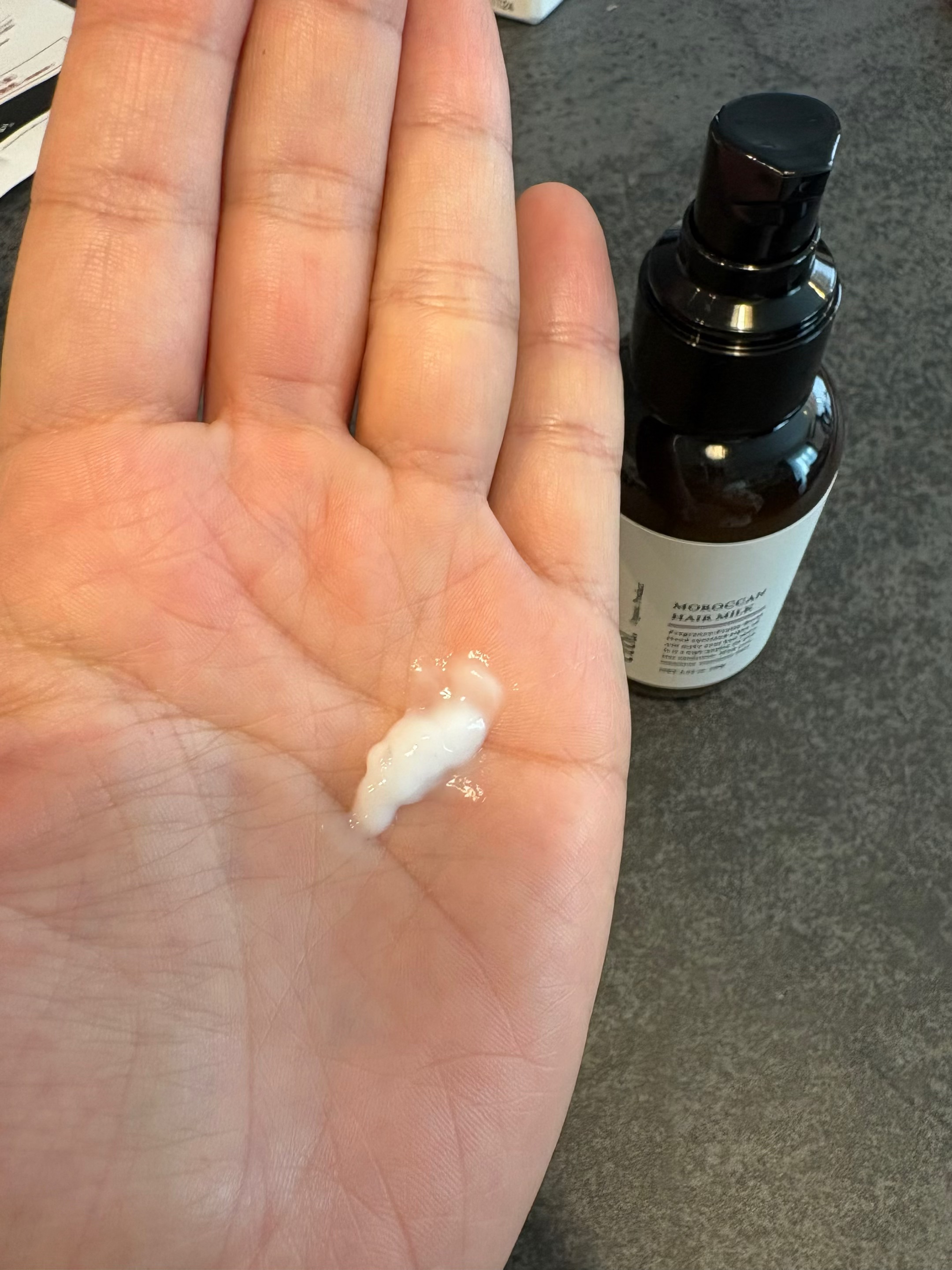 Moroccan hair milk/etol./ヘアミルクを使ったクチコミ（2枚目）