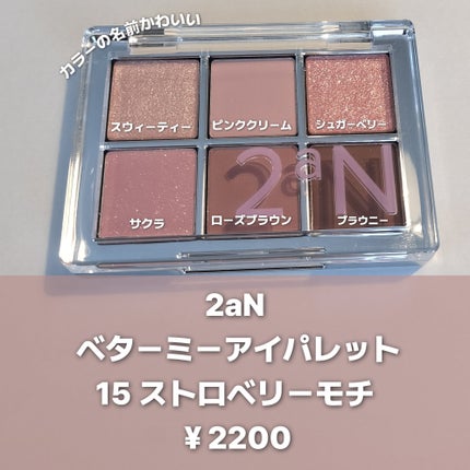 ベターミーアイパレット/2aN/マルチパレットを使ったクチコミ(2枚目)