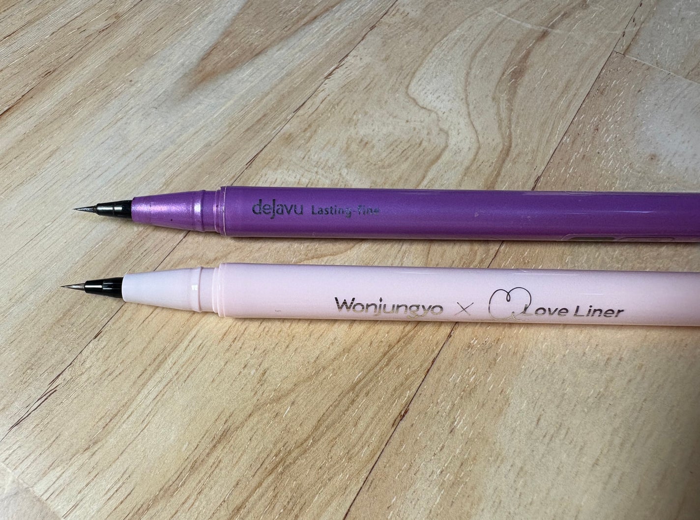 ウォンジョンヨ ドローイングライナー ショート/Wonjungyo/リキッドアイライナーを使ったクチコミ(4枚目)