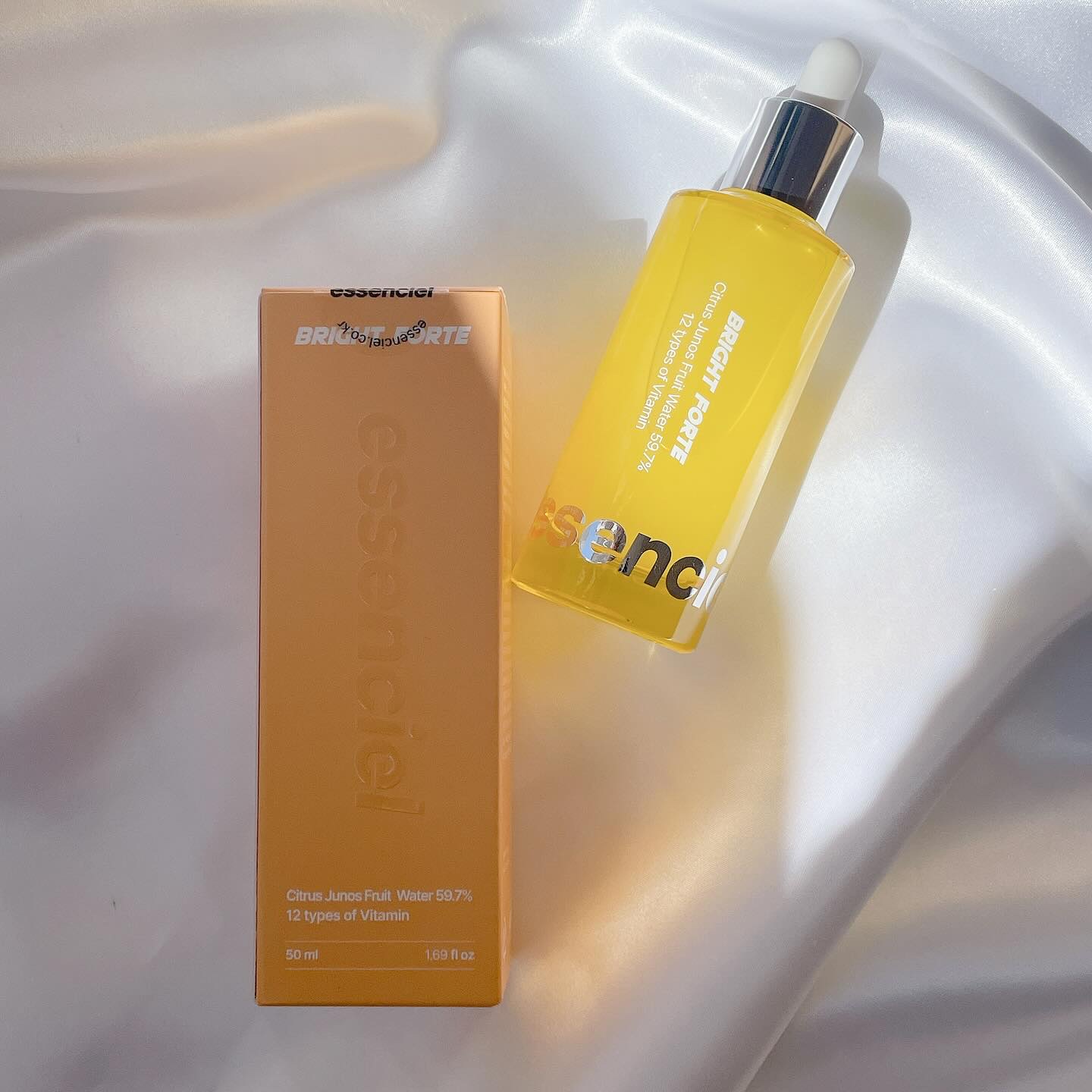 Bright Forte Ampoule/essenciel/美容液を使ったクチコミ（1枚目）