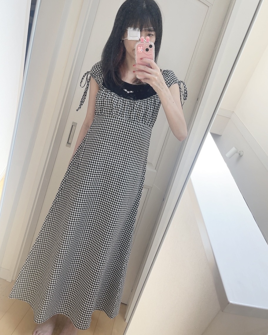 ギンガムチェックワンピース/coca/その他を使ったクチコミ（1枚目）