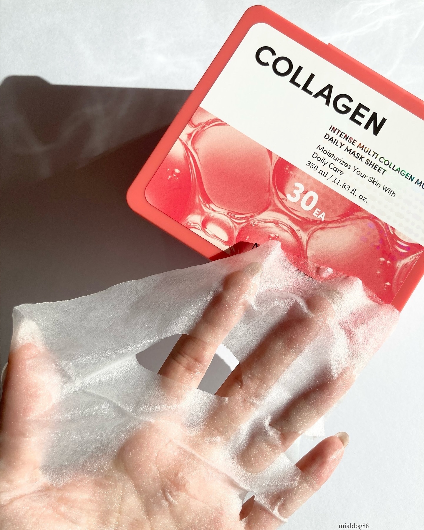 コラーゲンデイリーシートマスク/ネイチャーリパブリック/シートマスク・パックを使ったクチコミ（2枚目）