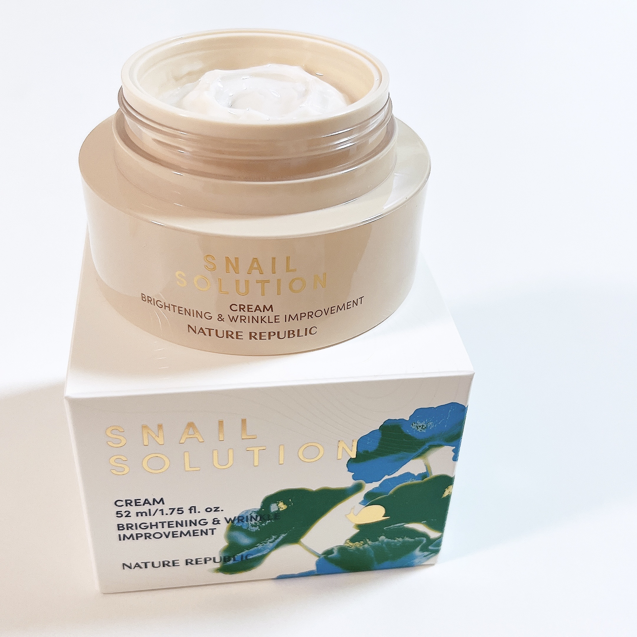 スネイルソリューションクリーム/ネイチャーリパブリック/フェイスクリームを使ったクチコミ（3枚目）