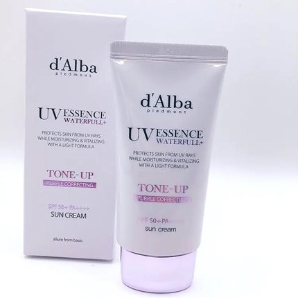 ダルバ ウォータフル トーンアップ サンクリーム(パープル)/ダルバ/日焼け止めクリームを使ったクチコミ(1枚目)