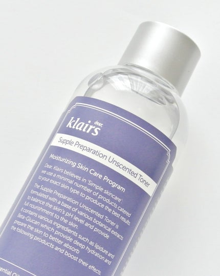 サプルプレパレーションアンセンテッドトナー(180ml)/Klairs/化粧水を使ったクチコミ(1枚目)