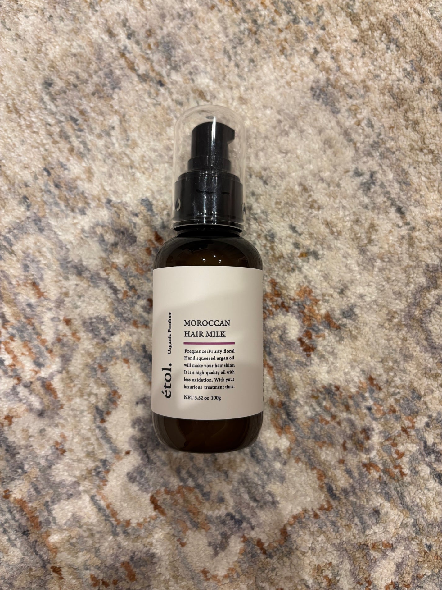 Moroccan hair milk/etol./ヘアミルクを使ったクチコミ(1枚目)