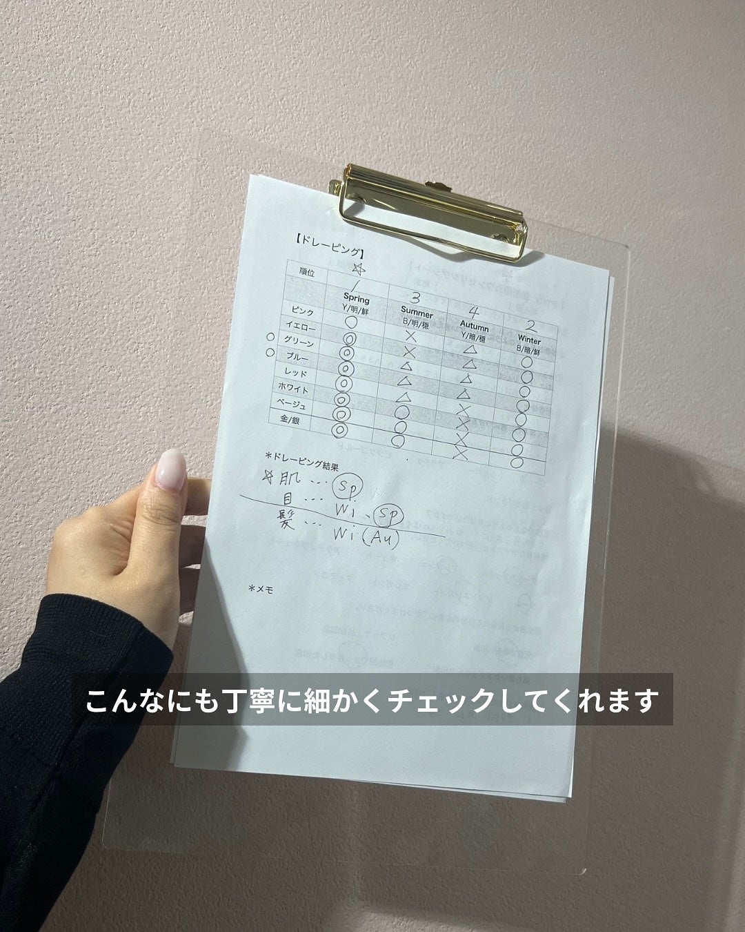 ぽんず。((フォロバ強化中)) on LIPS 「👩🔬🌸🌻🍂❄中目黒にあるamityさんでパーソナルカラー診断..」(7枚目)