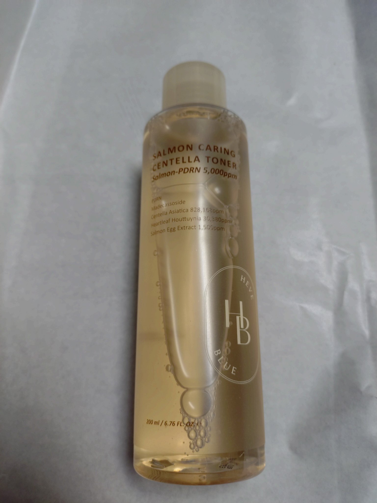 サーモンケアリングセンテラトナー/Heve Blue/化粧水を使ったクチコミ（2枚目）