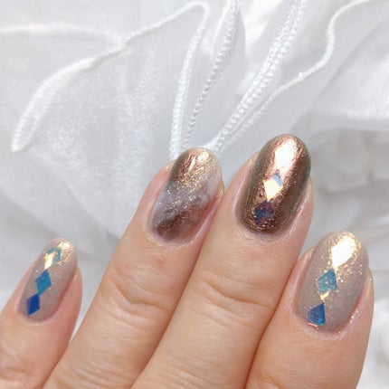 ミルクティ on LIPS 「✴✴#夏ブラウンネイル🤎✴使用色paネイル(@pa_nail)..」(4枚目)