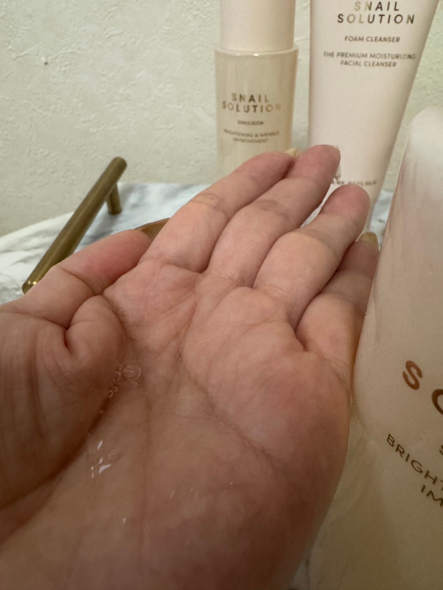 スネイルソリューションクリーム/ネイチャーリパブリック/フェイスクリームを使ったクチコミ(9枚目)