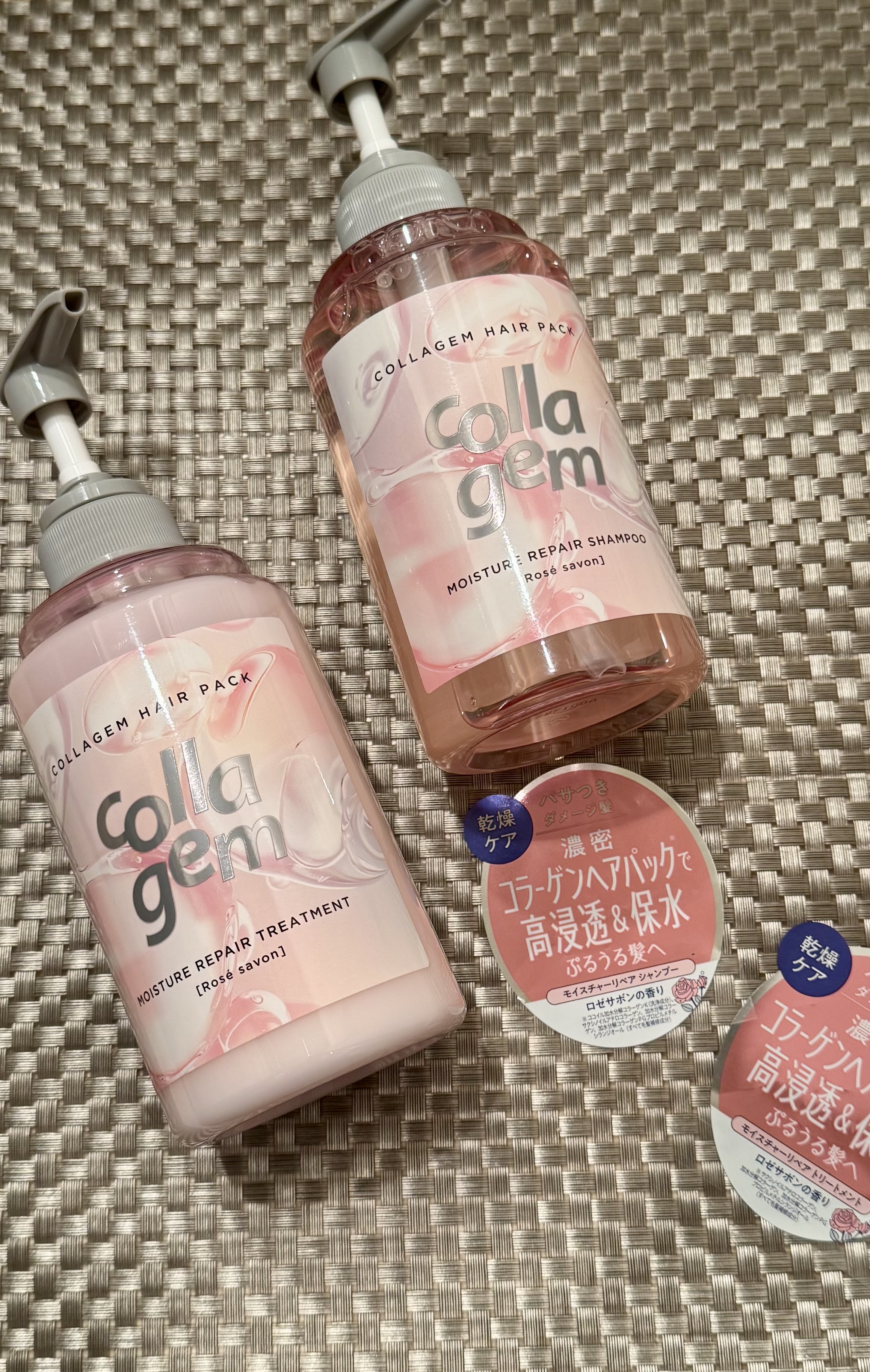 コラジェム モイスチャーリペアシャンプー/トリートメント トリートメント440g/collagem/市販シャンプーを使ったクチコミ（1枚目）