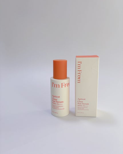 アプリコットクリアサンセラム/I'm from/日焼け止めローションを使ったクチコミ(4枚目)