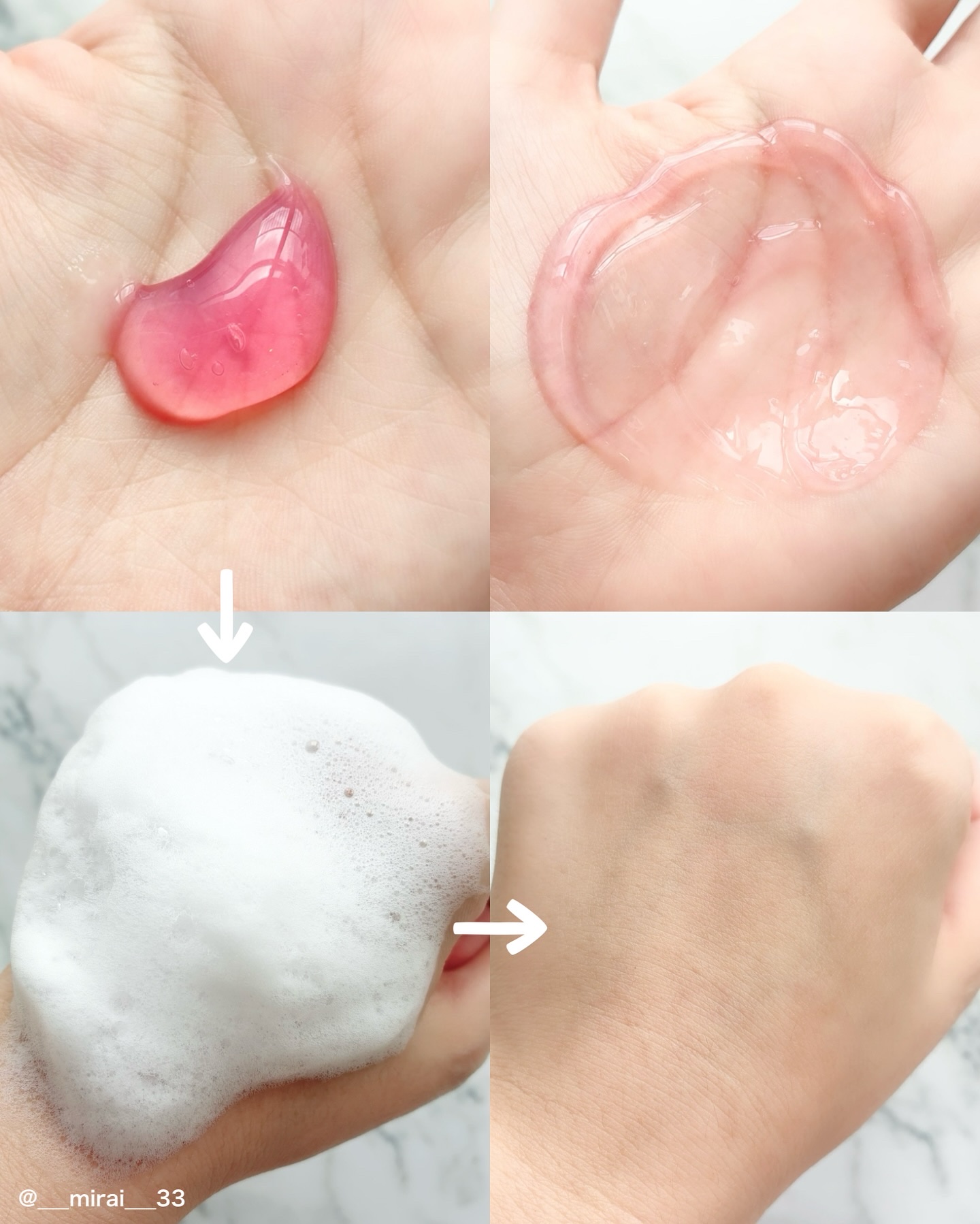 ベリーゼリークレンジングジェルフォーム/Dr.Bio/クレンジングジェルを使ったクチコミ（2枚目）