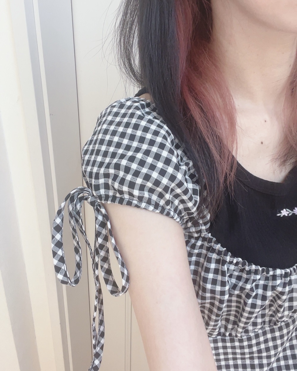 ギンガムチェックワンピース/coca/その他を使ったクチコミ（2枚目）
