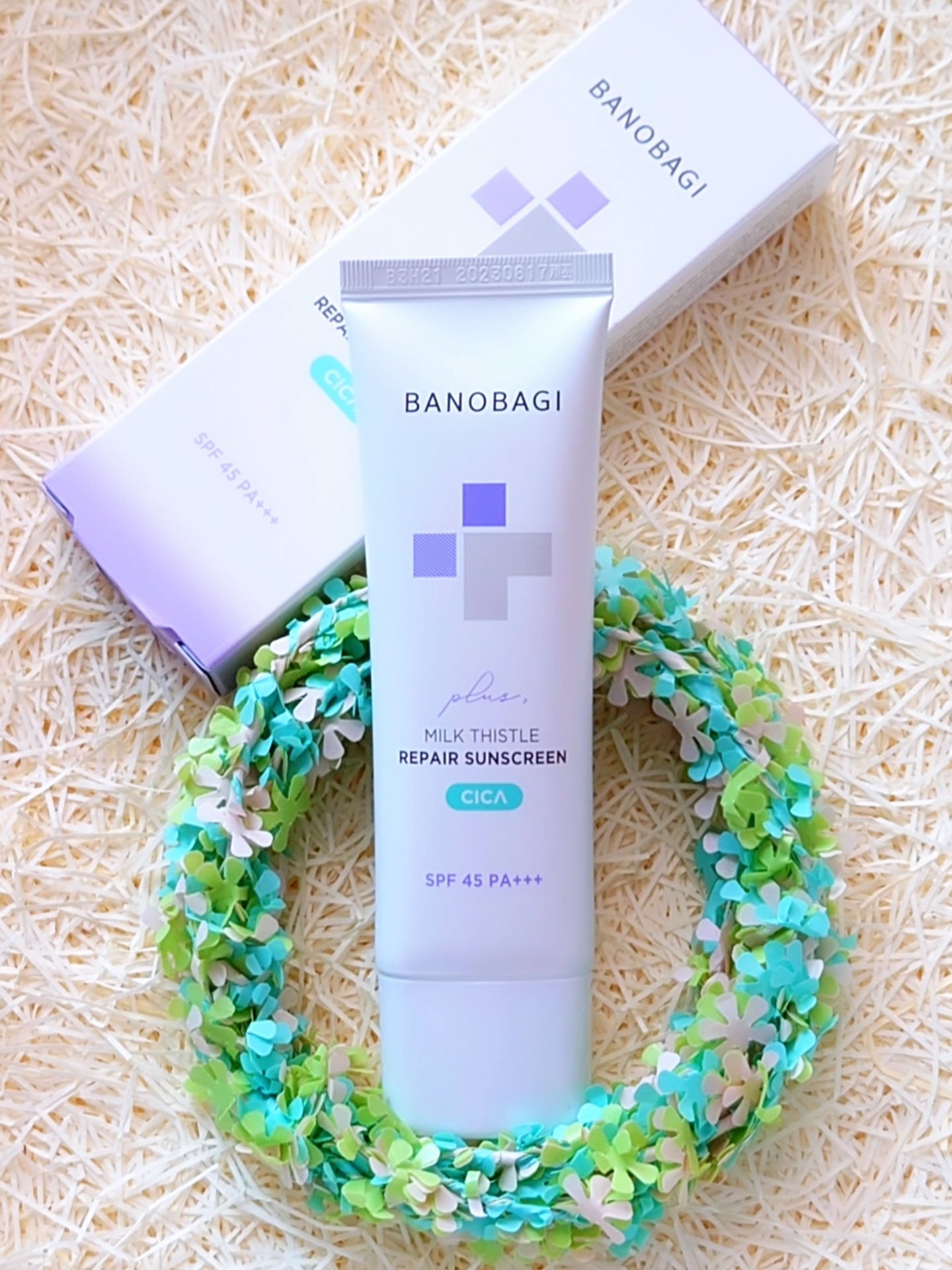 ミルクシスルリペアシカサンスクリーンプラス/BANOBAGI/日焼け止めミルクを使ったクチコミ（1枚目）