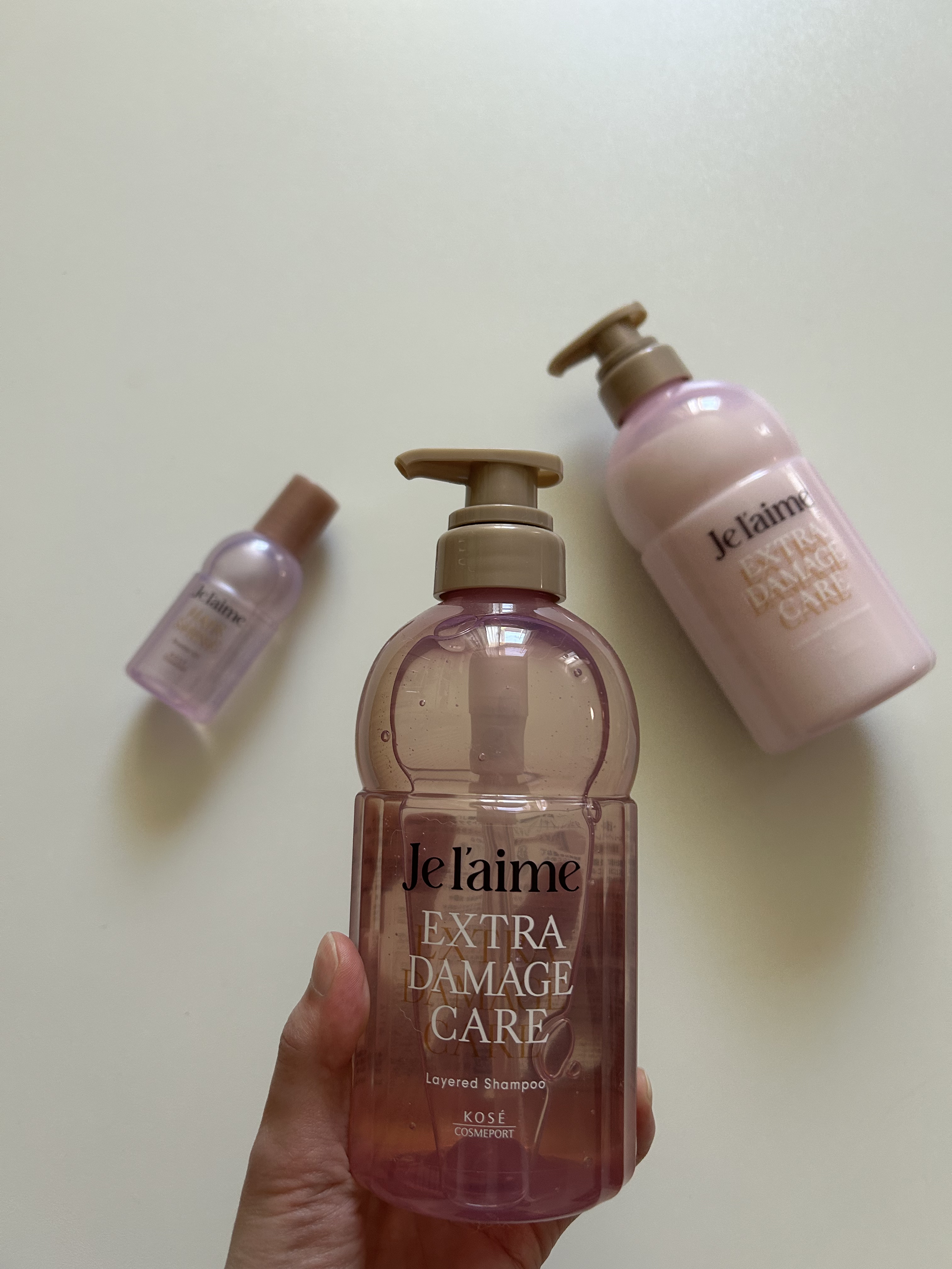 ジュレーム レイヤード シャンプー/ヘアトリートメント （エクストラダメージケア）/Je l'aime/市販シャンプーを使ったクチコミ（1枚目）