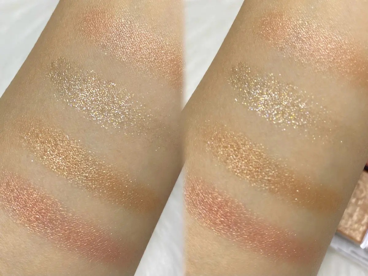 バックステージ グロウ マキシマイザー パレット 003 パーリー ピーチ グロウ/Dior/ハイライトを使ったクチコミ（3枚目）