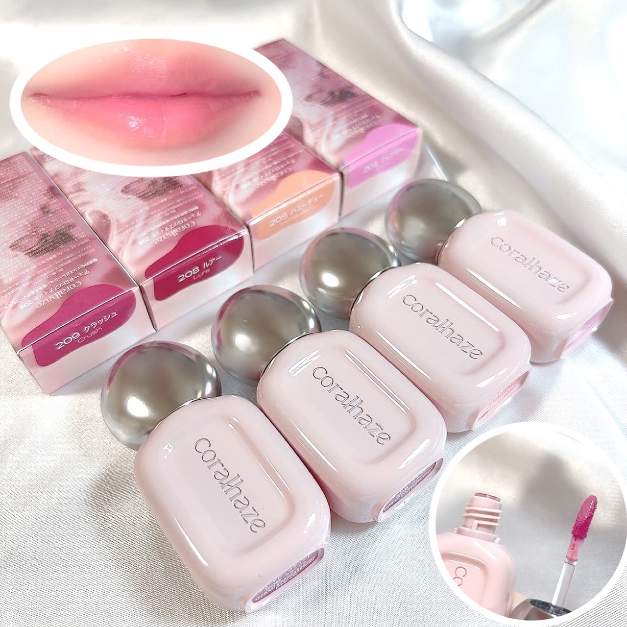 デュー ドロップ ティント/Coralhaze/リップティントを使ったクチコミ（1枚目）