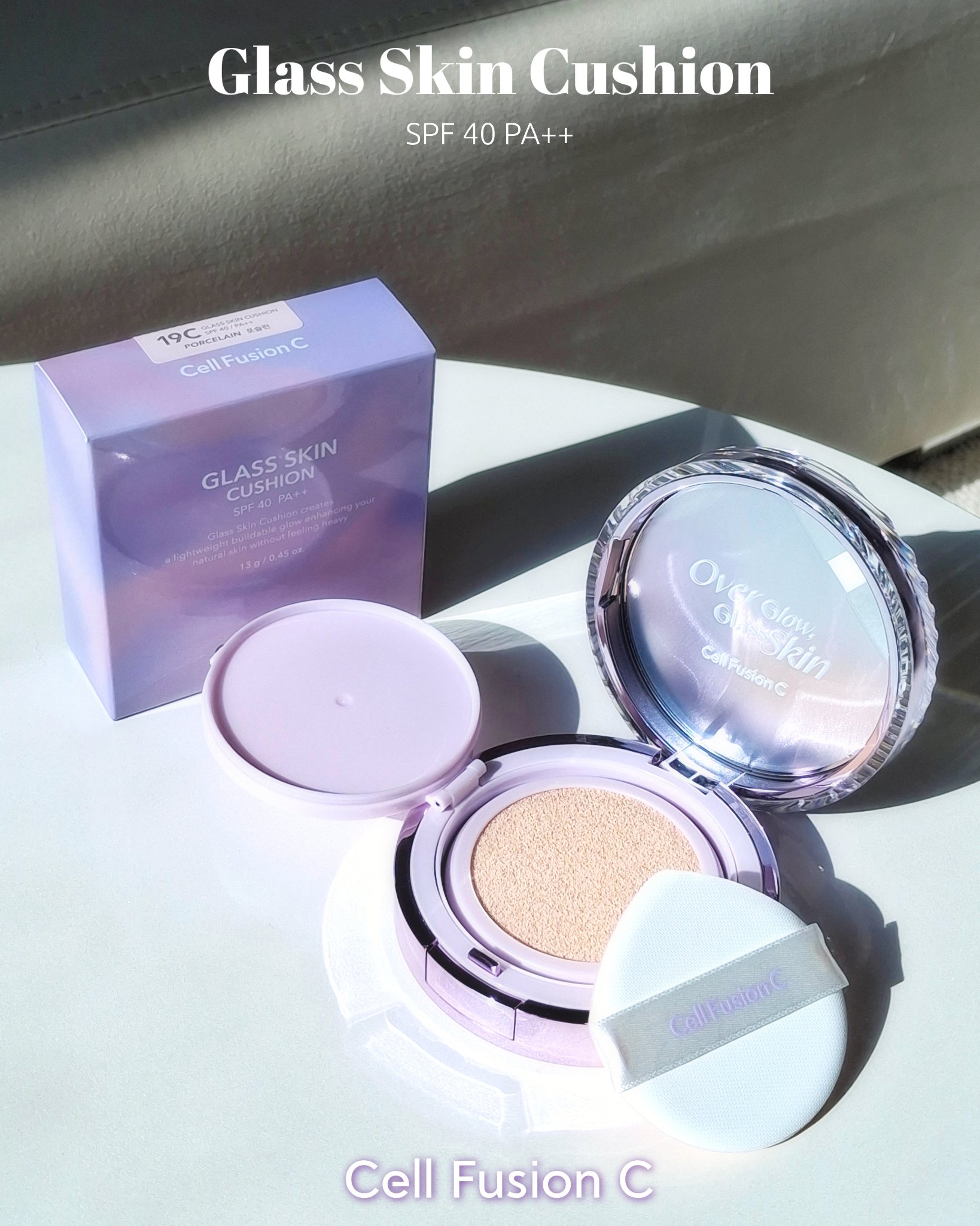 グラススキンクッション/Cell Fusion C(セルフュージョンシー)/クッションファンデーションを使ったクチコミ（1枚目）