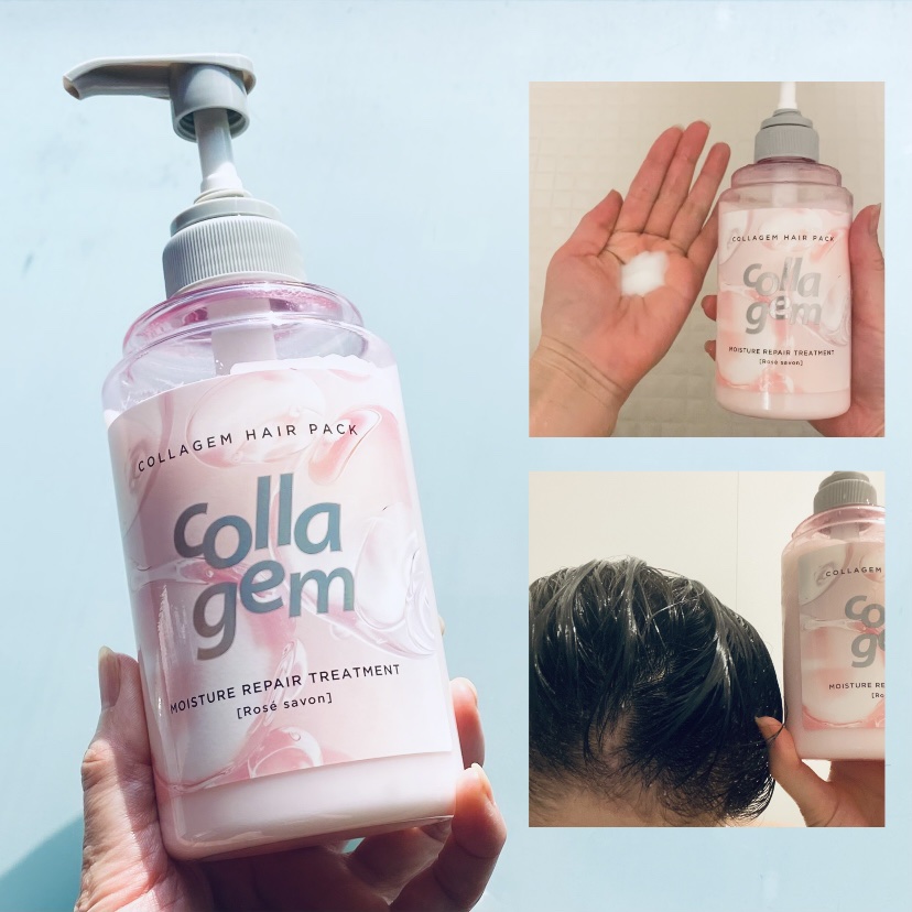 コラジェム モイスチャーリペアシャンプー/トリートメント/collagem/市販シャンプーを使ったクチコミ（3枚目）
