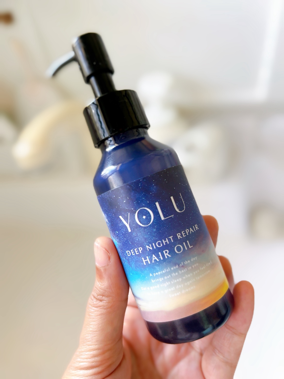 ヨル　ディープナイトリペアヘアオイル/YOLU/ヘアオイルを使ったクチコミ（1枚目）