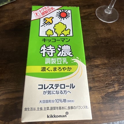 特濃調整豆乳/キッコーマン飲料/豆乳飲料を使ったクチコミ(1枚目)