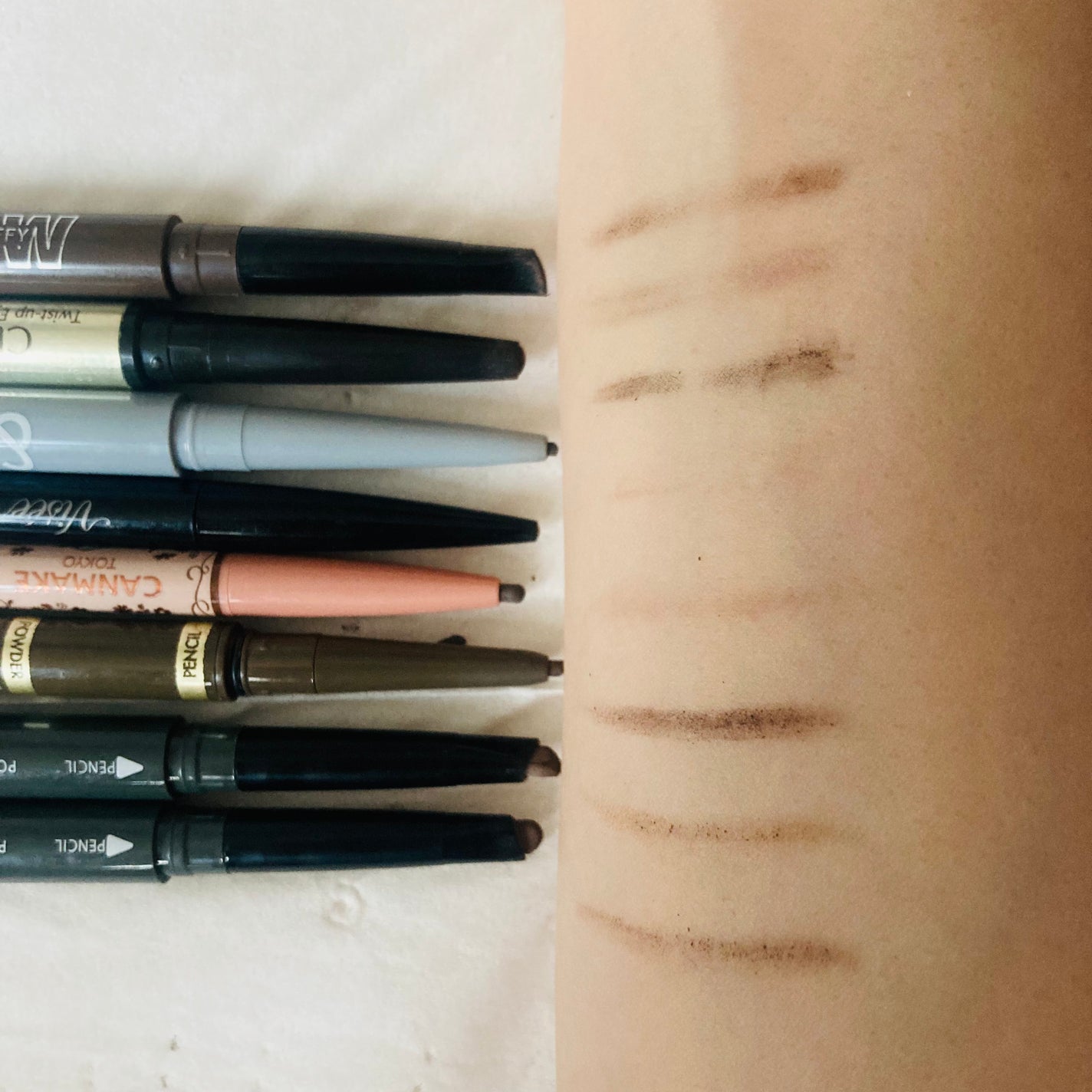 ラスティングスリーウェイアイブロウ ペンシル(旧)/K-パレット/パウダーアイブロウを使ったクチコミ(5枚目)