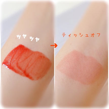 Dewy Syrup Tint/EITHER&/口紅を使ったクチコミ(3枚目)
