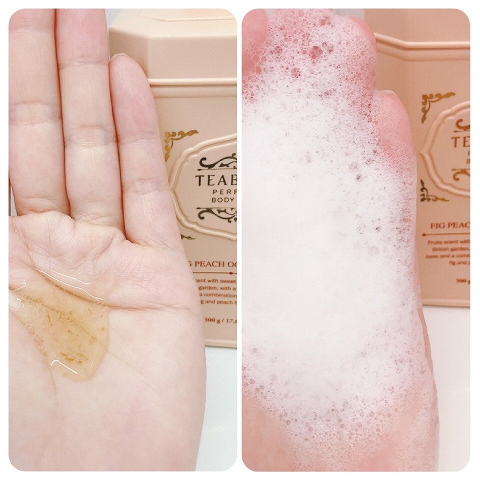 パフュームボディウォッシュ フィグピーチウーロンティー/TEABLESS/ボディソープを使ったクチコミ(2枚目)