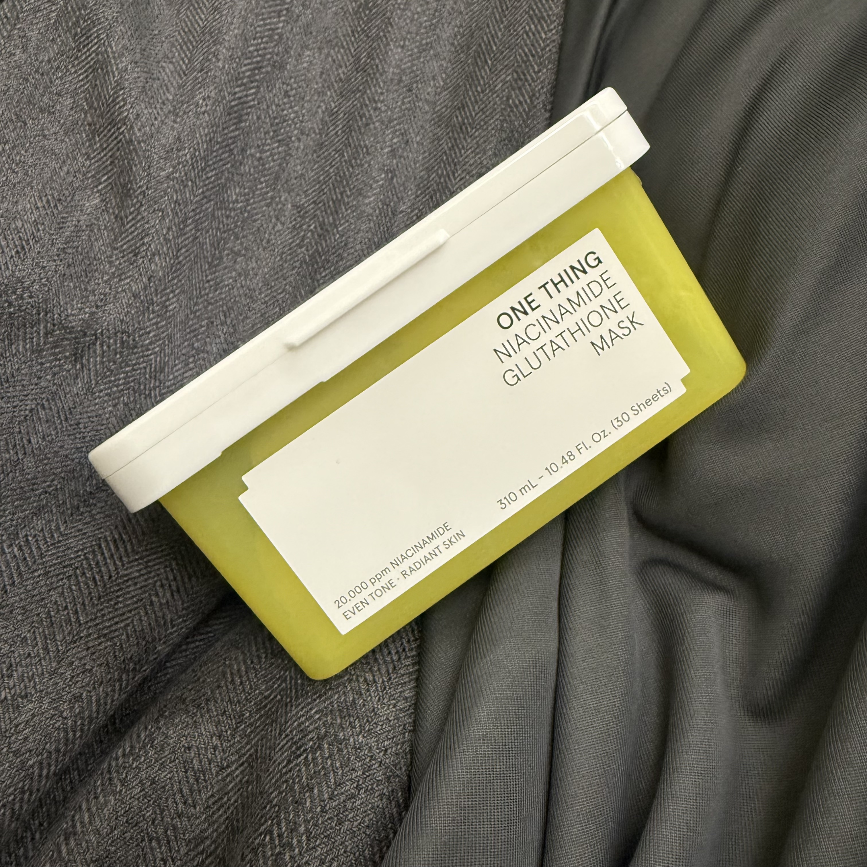 ONE THING CICA B5 MASKのクチコミ「#ONETHING
#ナイアシンアミドグルタチオンマスク
#CICAB5MASK 

どちらも.....」（2枚目）