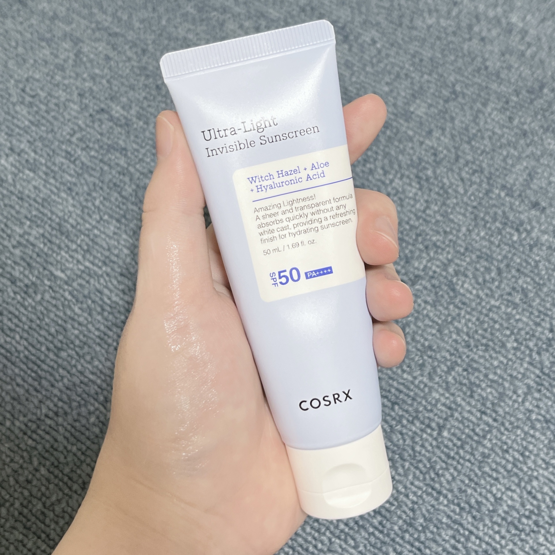 ウルトラライト透明UVクリーム/COSRX/日焼け止めクリームを使ったクチコミ（3枚目）