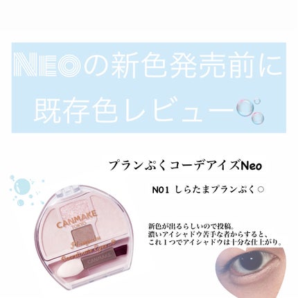 プランぷくコーデアイズNeo/キャンメイク/アイシャドウを使ったクチコミ(1枚目)