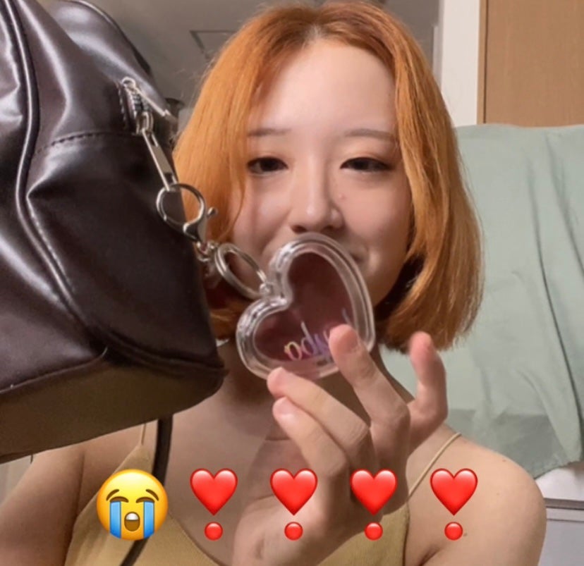 ハートキーリング リップ&チーク/keybo/口紅を使ったクチコミ(4枚目)