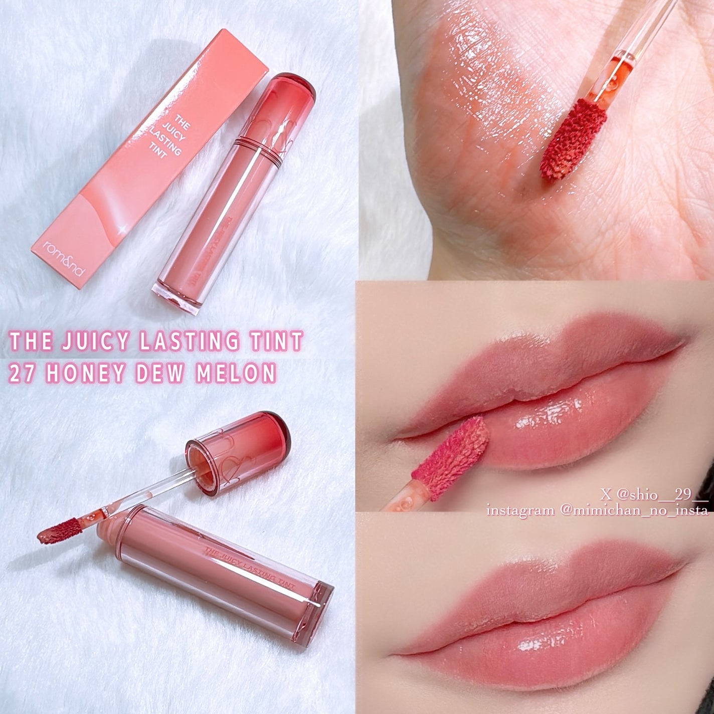 ザ ジューシーラスティングティント/rom&nd/リップティントを使ったクチコミ(2枚目)