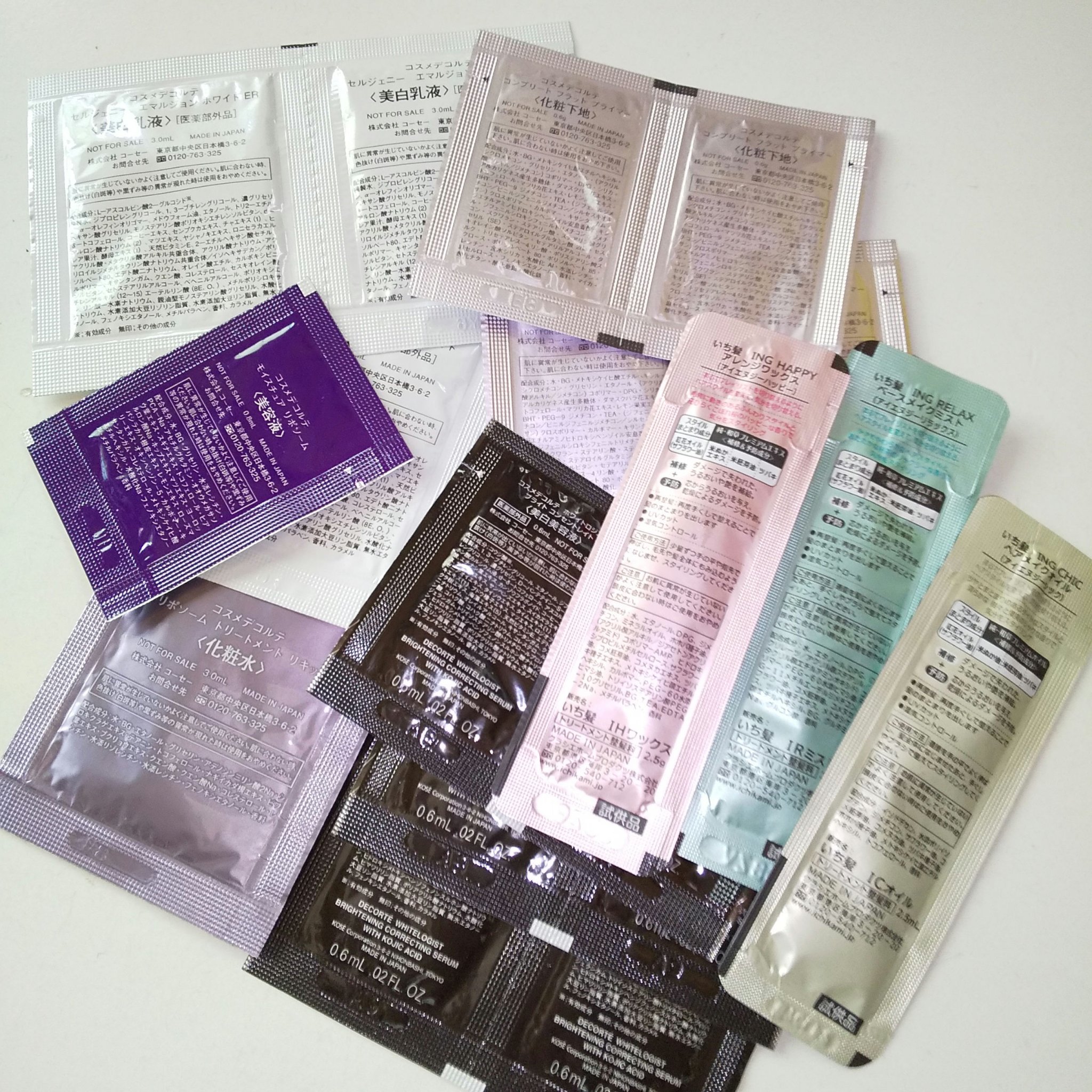 いち髪 いち髪 ING RELAX ベースメイクミストのクチコミ「DECORTÉ
デパートでもらったサンプル

────────────
#DECORTÉ
#ホ.....」（2枚目）