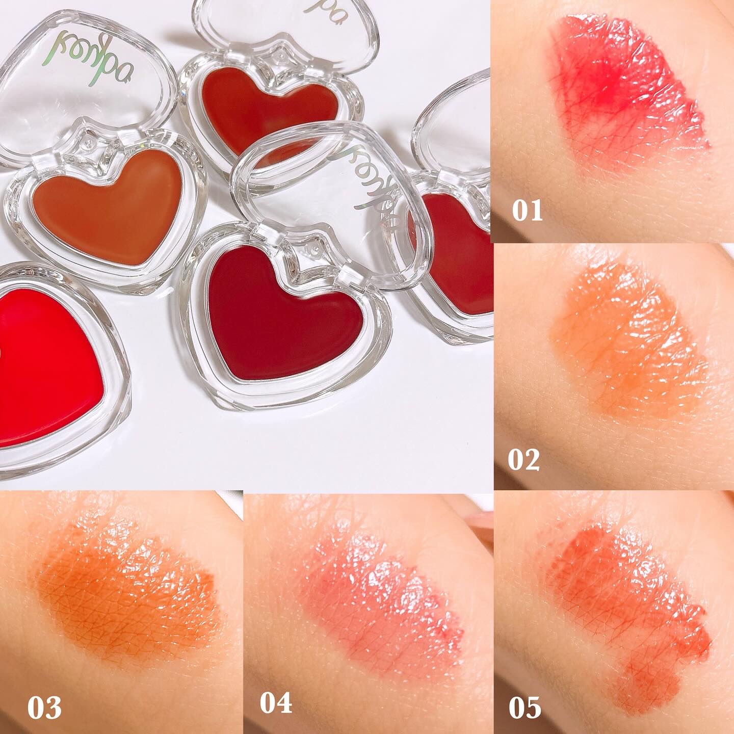 ハートキーリング リップ＆チーク/keybo/口紅を使ったクチコミ（3枚目）