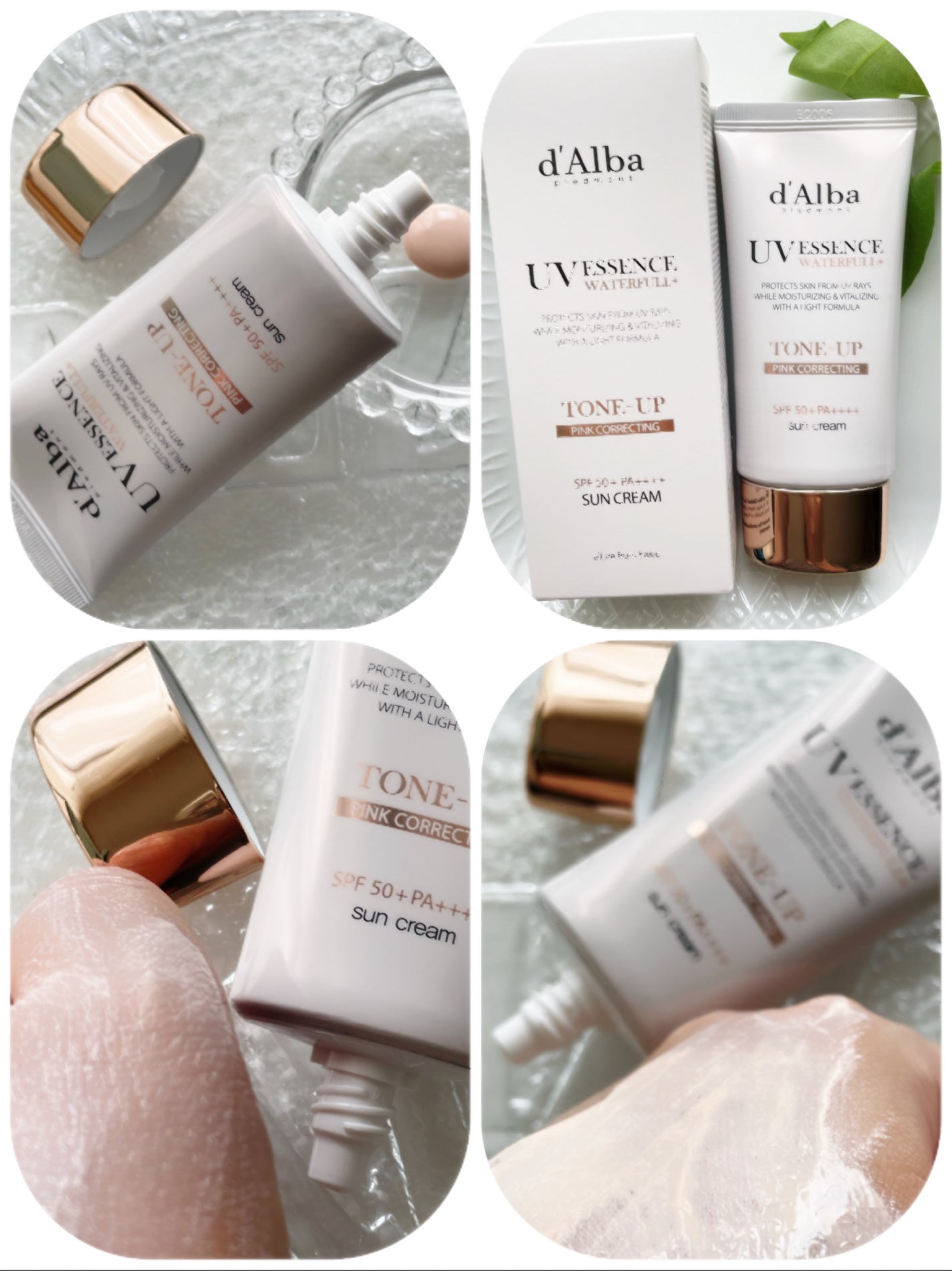 ウォータフルトーンアップサンクリーム/ダルバ/日焼け止めクリームを使ったクチコミ(2枚目)