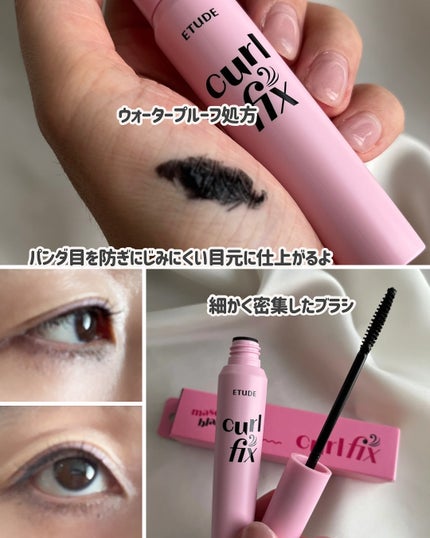 カールフィックスマスカラ/ETUDE/マスカラを使ったクチコミ(4枚目)
