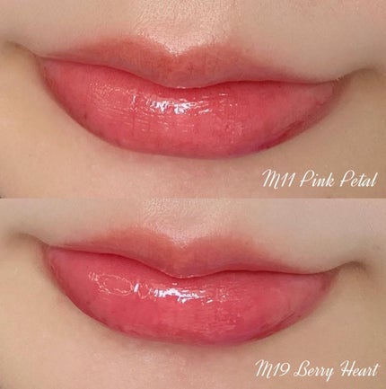 ジューシーデューイグロウティント 15 ベリーハート/dasique/リップティントを使ったクチコミ(2枚目)