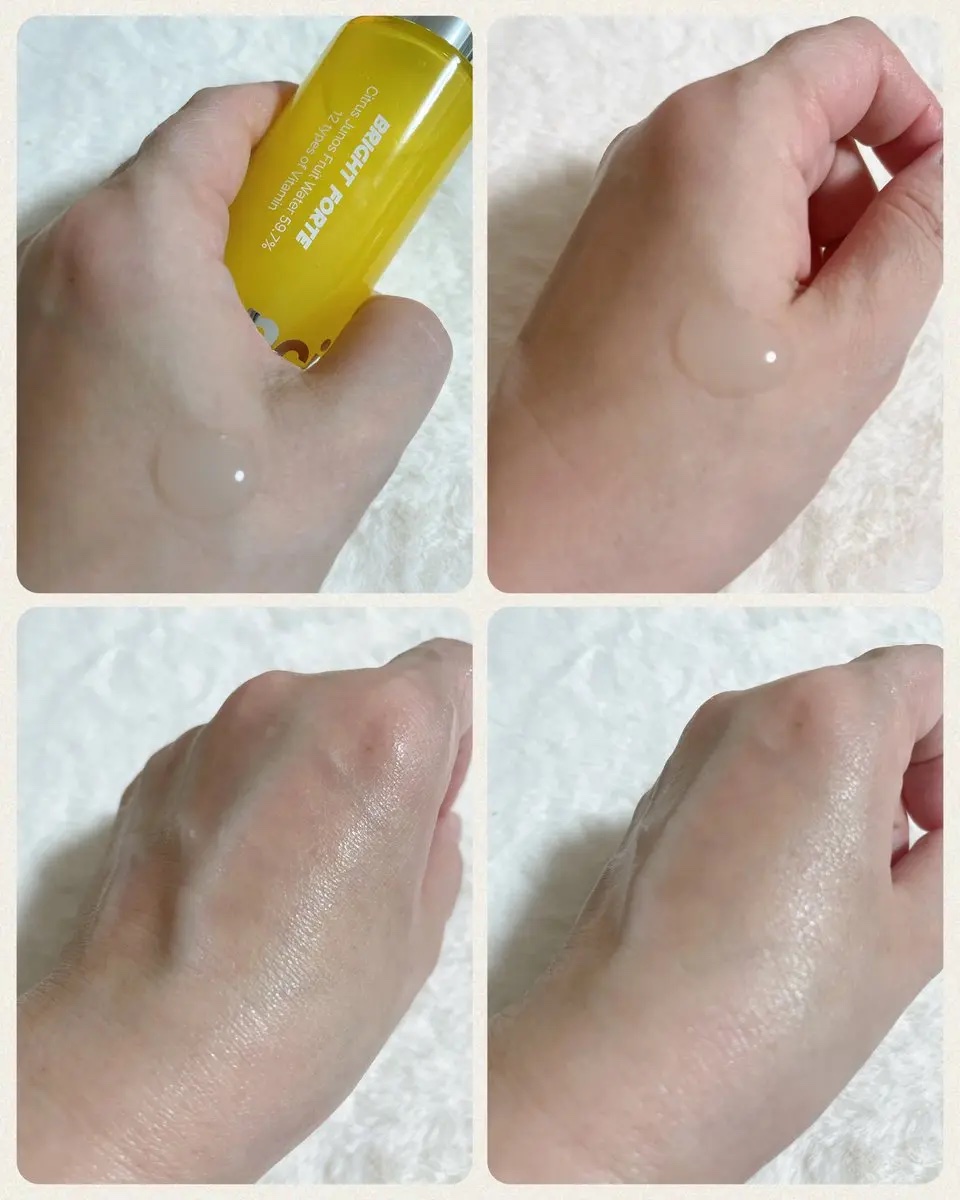 Bright Forte Ampoule/essenciel/美容液を使ったクチコミ（3枚目）