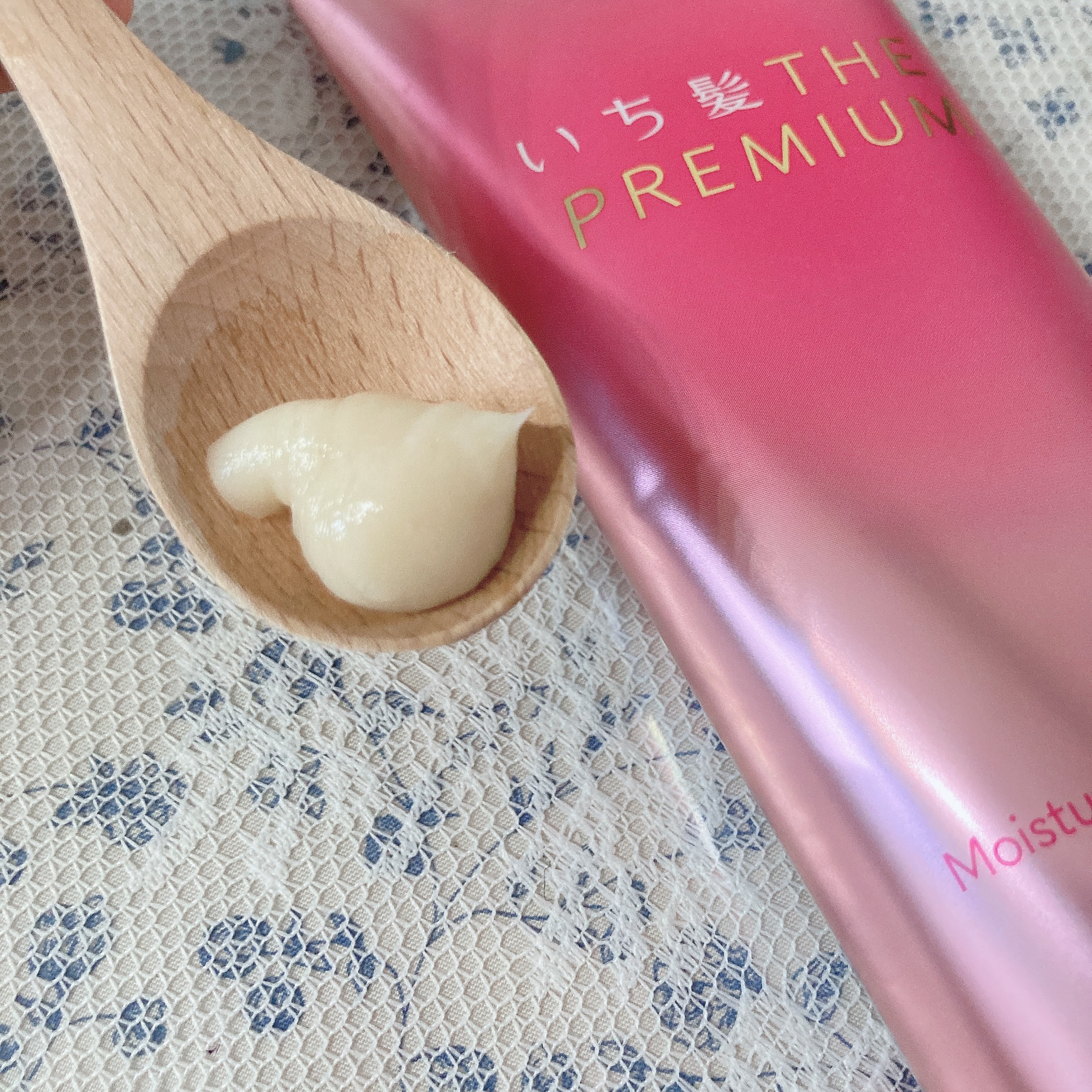 いち髪THE PREMIUMモイスチャーメロウヘアパック/いち髪/ヘアマスク・ヘアパックを使ったクチコミ（2枚目）