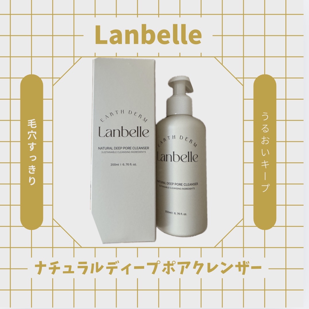 ナチュラルディープポアクレンザー/LANBELLE/その他洗顔料を使ったクチコミ（1枚目）