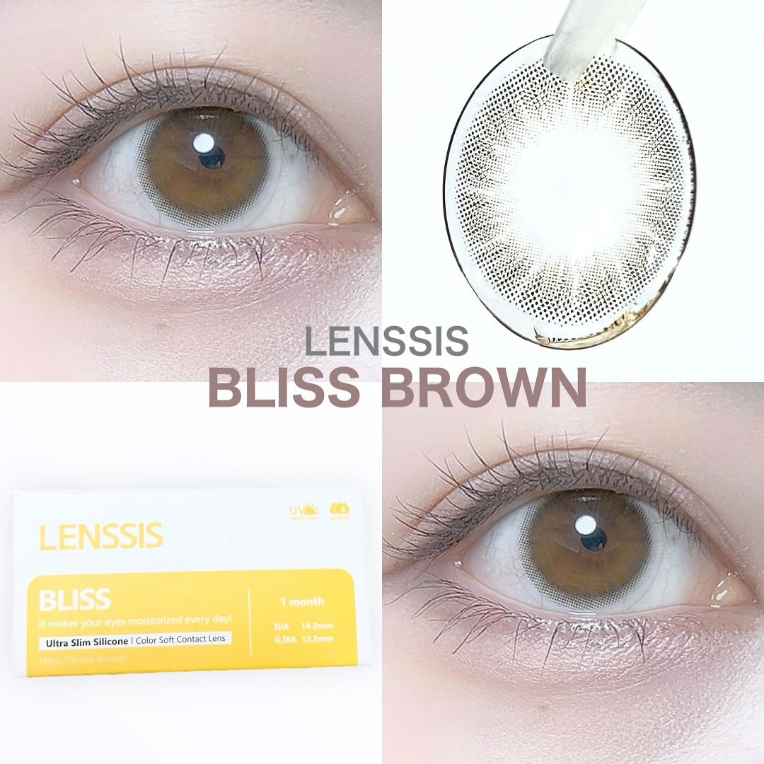 LENSSIS ブリスシリーズのクチコミ「#PR 友達に絶賛されたナチュ盛れカラコン【レンシスブリスブラウン】👀✨

光をまとったように.....」（1枚目）