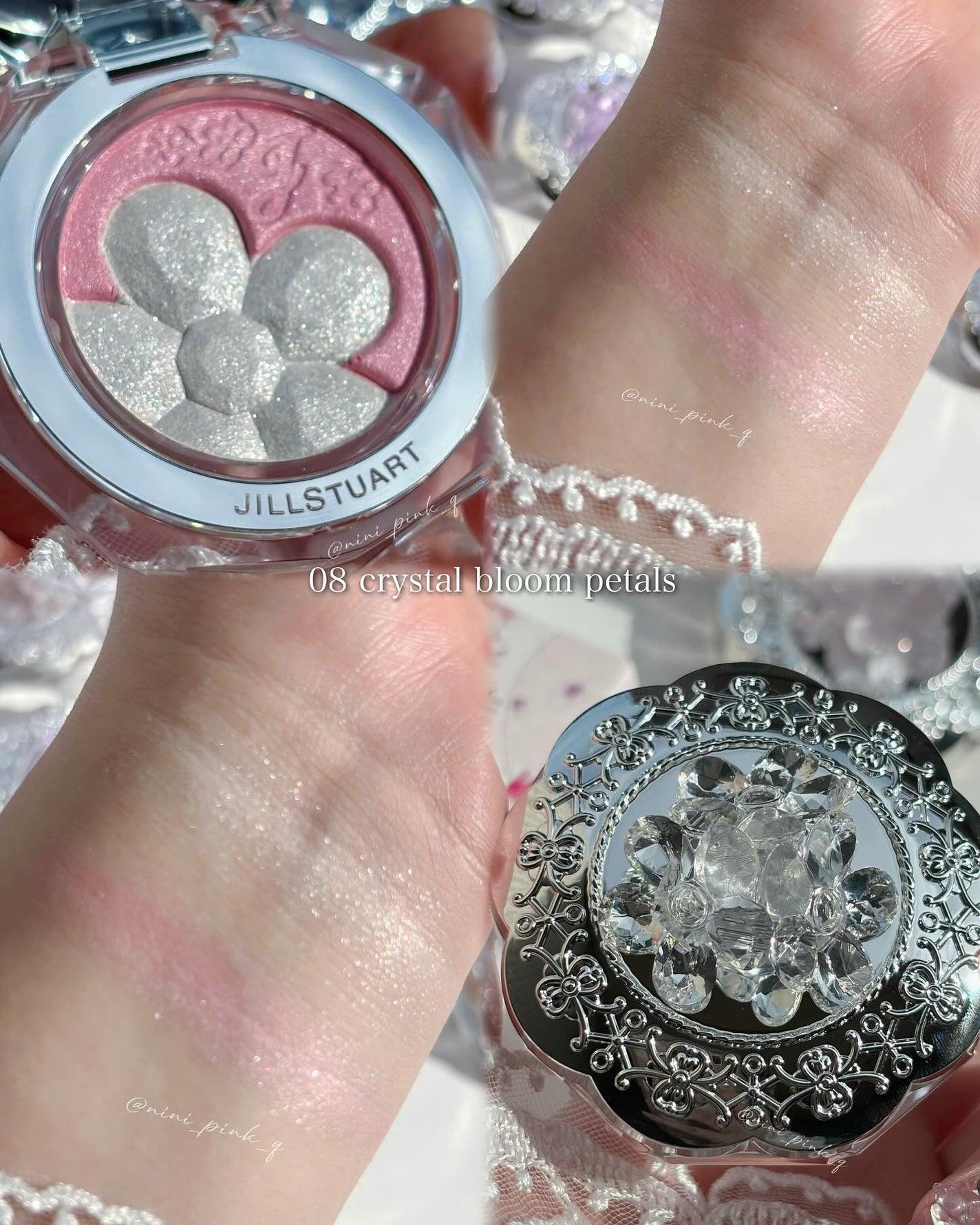 ジルスチュアート クリスタルブルーム ペタルクチュールアイズ デュオ/JILL STUART/アイシャドウパレットを使ったクチコミ(5枚目)